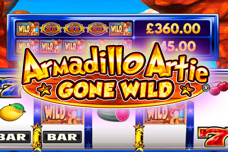 Armadillo Artie Gone Wild - DWG slot at Aerobet Casino Casino
