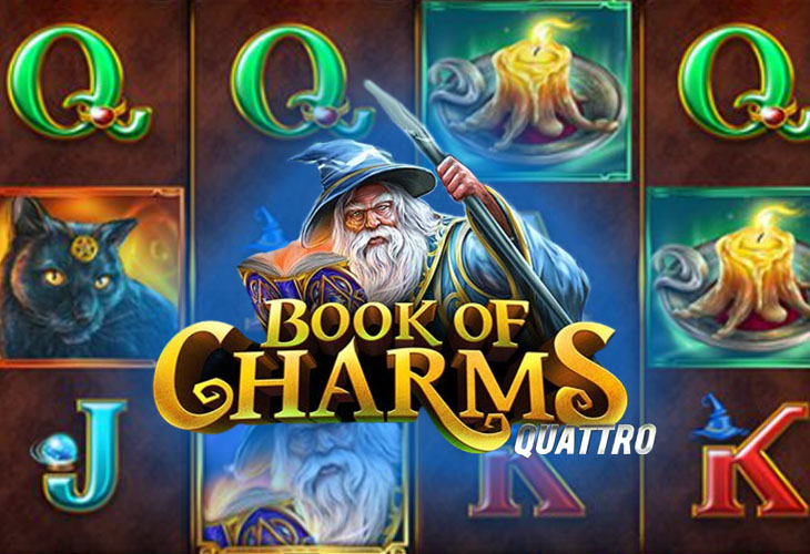 Book of Charms Quattro - Stakelogic slot at Aerobet Casino Casino