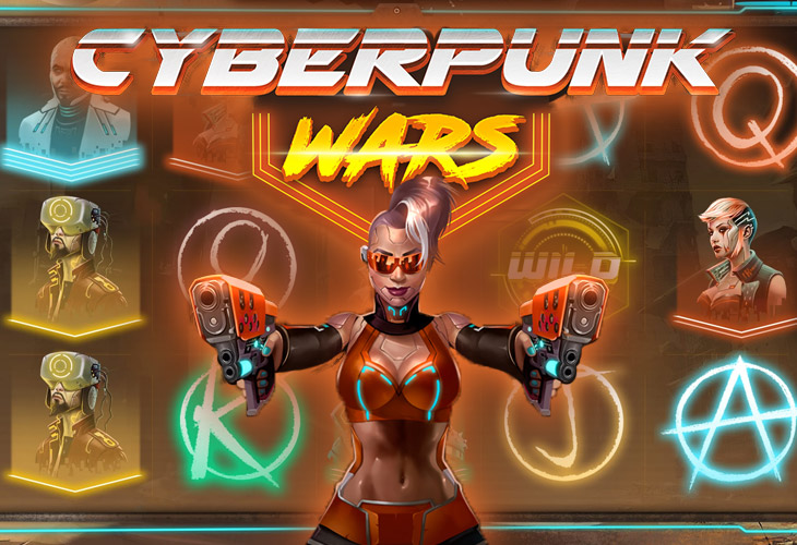 Cyberpunk Wars - Woohoo slot at Aerobet Casino Casino