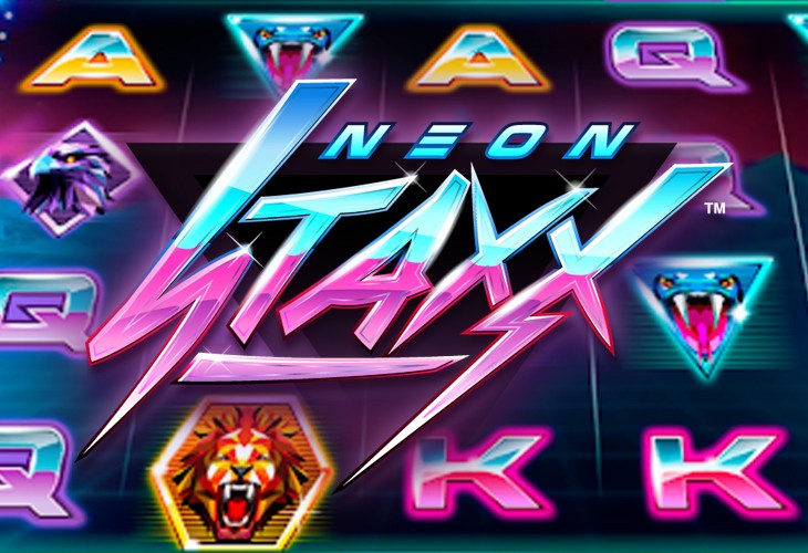 Neon Staxx - NetEnt slot at Aerobet Casino Casino